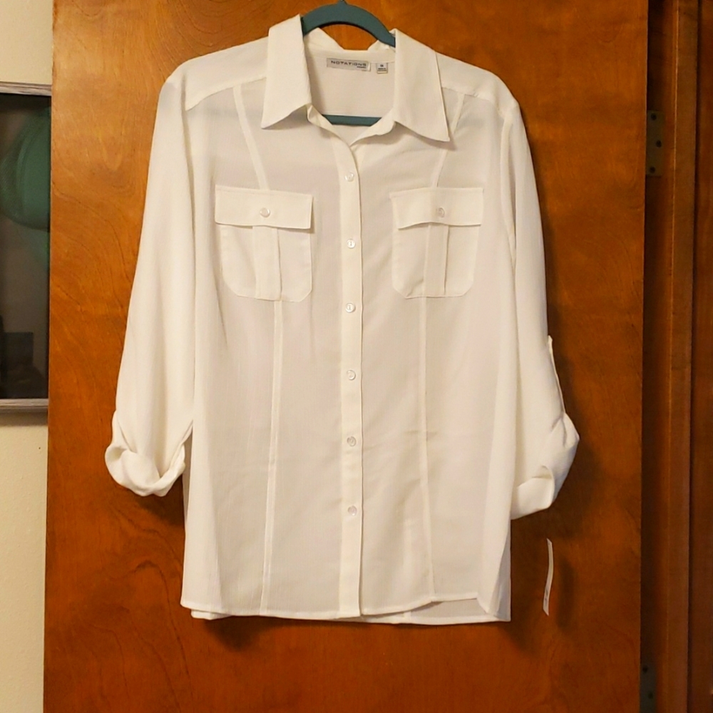 Notations Woman Off-White blouse